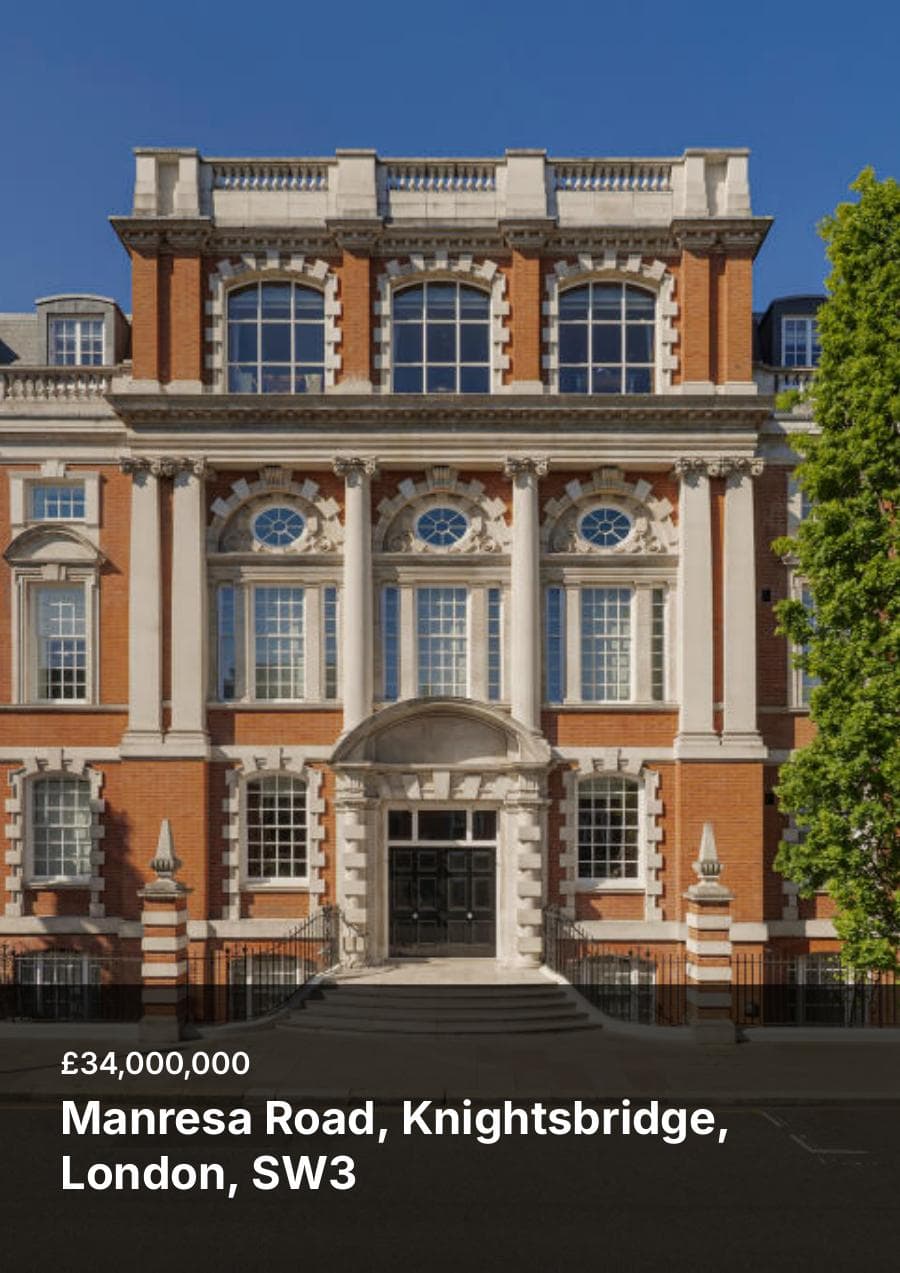 Manresa Road, Knightsbridge, London, SW3 brochure cover