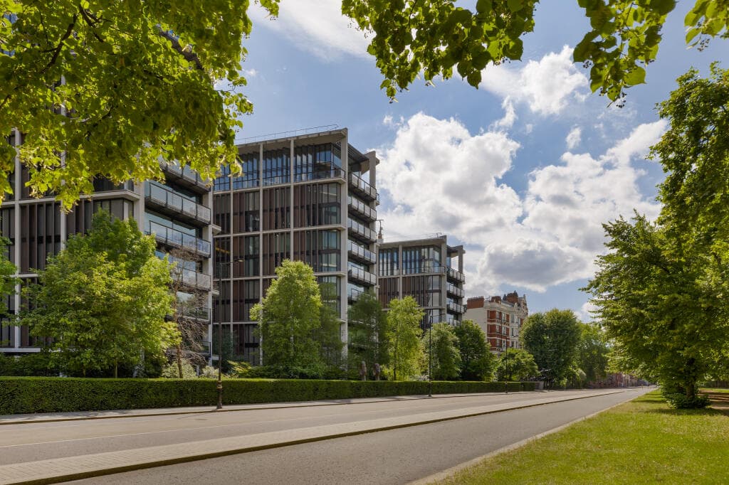 Riverside development